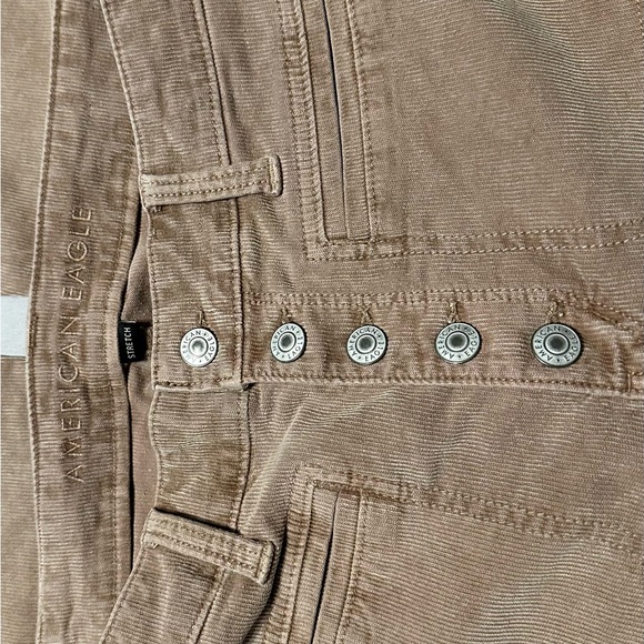 American Eagle Outfitters Tan Flare Corduroy Pants - Picture 5 of 7